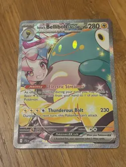 Pokemon TCG Journey Together Iono's Bellibolt EX Full Art Card 183/159 NM/M - Image 1