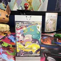 Pokemon TCG Iono's Bellibolt ex 183/159 Journey Together SIR Holo English - Image 1