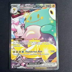 Pokemon TCG Iono's Bellibolt EX Full Art Journey Together 183/159 - Image 1
