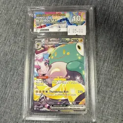Pokemon TCG Iono's Bellibolt Ex SIR Journey Together Card 183/159 Ace 10 - Image 2