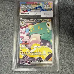 Pokemon TCG Iono's Bellibolt Ex SIR Journey Together Card 183/159 Ace 10 - Image 3