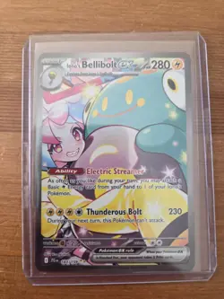 Pokemon TCG Journey Together Iono's Bellibolt EX Card 183/159 Mint Condition - Image 1