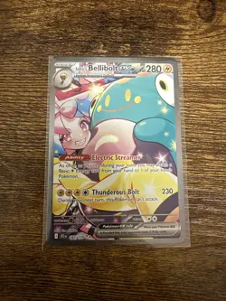 Pokemon Iono's Bellibolt ex 280 HP SV09 Journey Together Full Art Holo 183/159 - Image 1