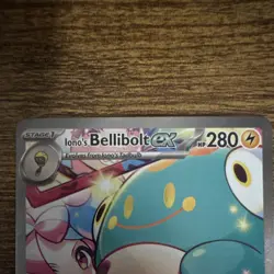 Pokemon Iono's Bellibolt ex 280 HP SV09 Journey Together Full Art Holo 183/159 - Image 5