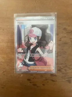 Hilda 164/086 Full Art Ultra Rare SV: White Flare Pokemon TCG Trainer Card - Image 1