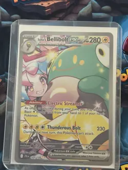 Pokemon TCG Journey Together Iono's Bellibolt EX Card 183/159 Mint Condition - Image 1