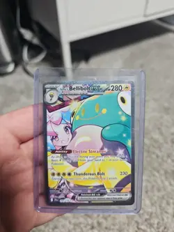 Iono's Bellibolt EX Sir 183/159 SV09 Holo Pokemon TCG Card Journey Together - Image 1