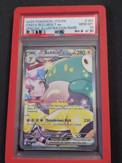 Pokemon TCG Iono's Bellibolt EX Journey Together 183/159 PSA 10 Gem Mint Card - Image 1