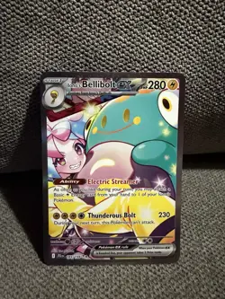 Pokemon TCG Iono's Bellibolt EX Full Art Journey Together 183/159 - Image 1