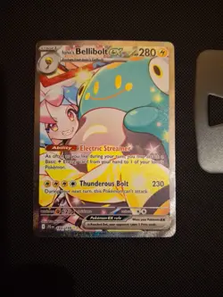Pokemon TCG Journey Together Iono's Bellibolt EX Card 183/159 Sir Card - Image 1