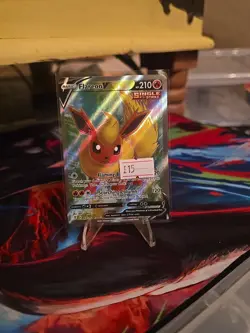 Pokemon TCG Flareon v Evolving Skies Holo Ultra Rare Full Art Card 169/203 - Image 1