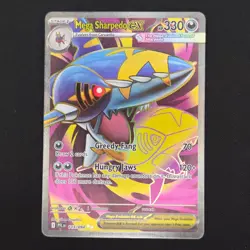 Pokemon TCG Card Mega Sharpedo ex 113/094 Phantasmal Flames Ultra Rare - NM - Image 1