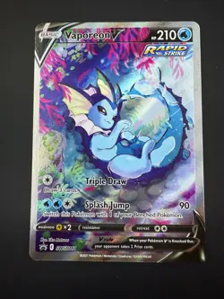Vaporeon V SWSH181 SWSH: Sword & Shield Promo Cards Holo NM/M - Image 1
