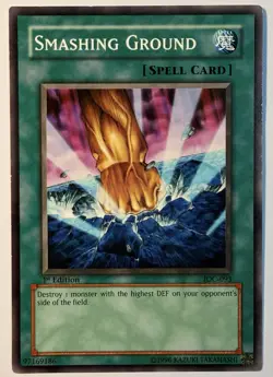 Smashing Ground IOC-093 1st Edition Common LP Invasion Of Chaos Yugioh Card - Image 1