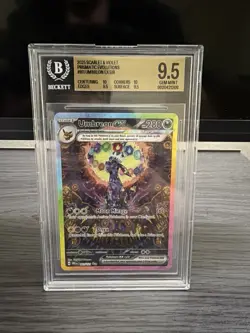 Pokemon Prismatic Evolutions Umbreon EX Sir SAR 161/131 TCG English Card - Image 1