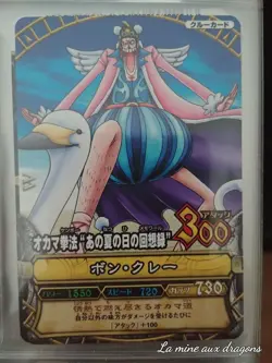 Carte One Piece Data Carddass OnePy β Match C107 card OP Bon Clay mr 2 Bentham - Image 1
