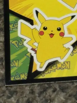 Pikachu & Raichu - Topps Pokemon First Movie Sticker Card - Pokemon TCG - BLUE - Image 5