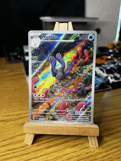 Pokemon TCG Wugtrio Card SV Paldean Fates 224/091 illustration rare - Image 1