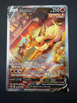 Pokemon Flareon v Sword & Shield SWSH179 Holo Promo Card NM/M - Image 1