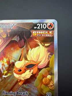 Pokemon Flareon v Sword & Shield SWSH179 Holo Promo Card NM/M - Image 2