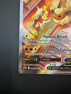 Pokemon Flareon v Sword & Shield SWSH179 Holo Promo Card NM/M - Image 4