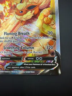 Pokemon Flareon v Sword & Shield SWSH179 Holo Promo Card NM/M - Image 5