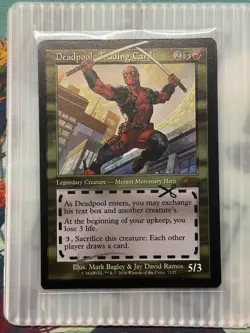 Deadpool, Trading Card - Retro Frame FOIL - Secret Lair Chase NM MTG - Image 1