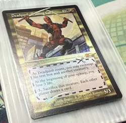 Deadpool, Trading Card - Retro Frame FOIL - Secret Lair Chase NM MTG - Image 2