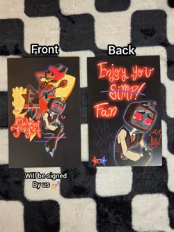 "Sad Mugs" TwoDream Fan Card & Singed Print - Image 3