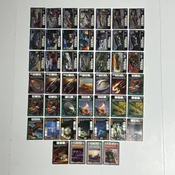 Lot of 46 Cards: Hot Wheels Acceleracers Vehicle, Mod, Shift, Realm, Hazard CCG - Image 1