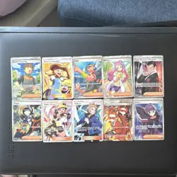 Pokemon TCH Trainer Card Lot of 9 Holo Rare 2017-2025 - Image 1