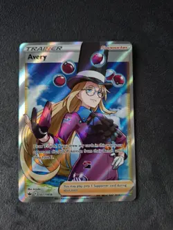 Avery 187/198 Chilling Reign Full Art Trainer Pokemon Card Mint/NM - Image 1