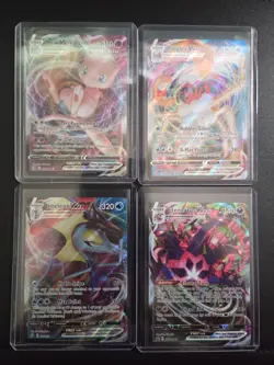 Pokemon Card Lot Full Art VMAX Holo Rare Mew 114 Inteleon 050 Eternatus & More - Image 1