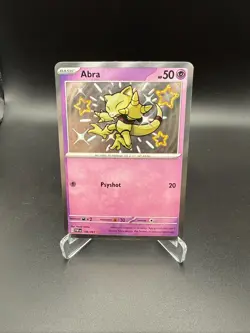 Abra 148/091 SV Paldean Fates Baby Shiny Rare Card NM/M Condition - Image 1