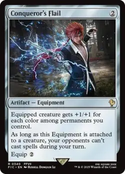 ~ Conqueror's Flail ~ NM ~ Commander: FINAL FANTASY ~ MTG ~ - Image 1