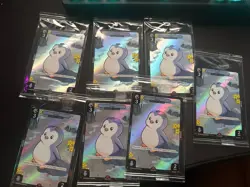 Vibes TCG Birb & Pengu Promo Card - Pengu Holo Foil 10/25 - Pudgy Penguins 7 Lot - Image 1