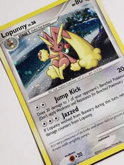 PROMO HOLO Lopunny 9/17 NM - POP SERIES 9 Pokemon Card - Midori Harada - Image 2