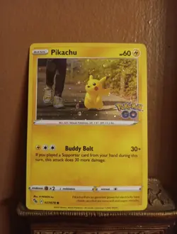 Pikachu - (Cosmos Holo Swirl ) 027/078 Cards & Products Holo - Image 1