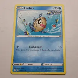 Feebas Pokemon Card 037/203 Evolving Skies 2021 Basic Common Water - Image 1