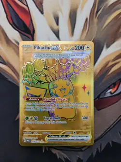 Pokemon TCG Pikachu EX Prismatic Evolutions TCG Card 179/131 Hyper Rare (LP) - Image 1