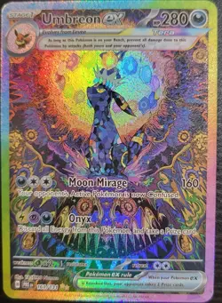 ⚡⚡CUST0M DISPLAY Card⚡⚡Umbreon EX Prismatic Evolutions 161/131 - Image 1