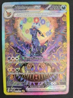⚡⚡CUST0M DISPLAY Card⚡⚡Umbreon EX Prismatic Evolutions 161/131 - Image 2