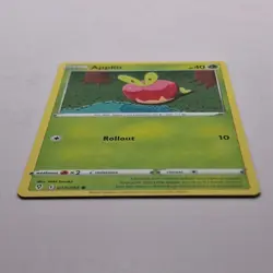 Applin Pokemon Card 017/203 Evolving Skies 2021 Basic Common Grass - Image 2
