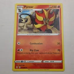 Pyroar Pokemon Card 023/203 Evolving Skies 2021 Stage 1 Uncommon Fire - Image 1