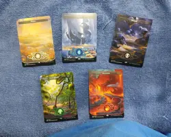 MTG Magic The Gathering Unfinity Basic Space Land Set All Near Mint - Image 1