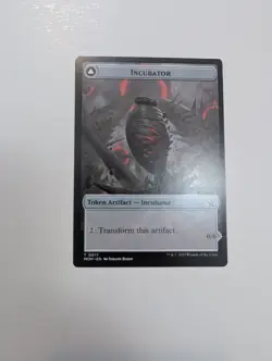 MTG - Incubator 0017/Phyrexian 0017 Token -March Of The Machine NM/M Condition - Image 1
