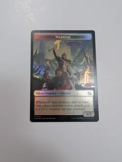 MTG - Warrior 0015/Kraken 0004 Token (Foil) -March Of The Machine NM/M Condition - Image 1
