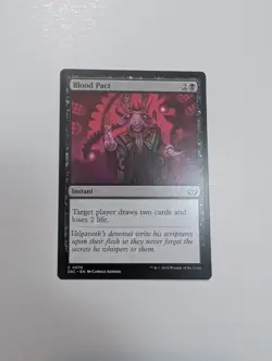 MTG - Blood Pact - Commander: Duskmourn (DSC) NM/M Condition - Image 1