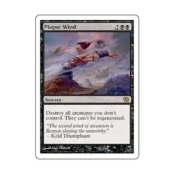 WOTC MtG 9th Ed Plague Wind (R) NM - Image 1