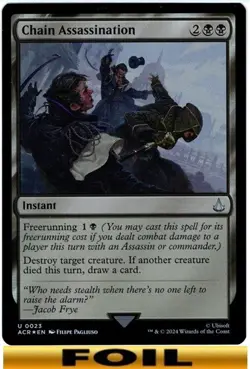 1x - Chain Assassination - FOIL #23 - Assassin's Creed - CUC NM MTG - Image 1